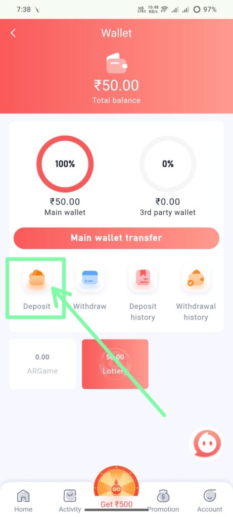 Deposit Money in Bounty Game Wallet – Online Payment Options
